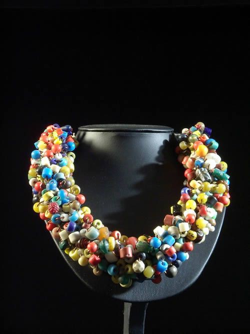 Collier monnaie de mariage - Peuhl Mali - Perles et Monnaies