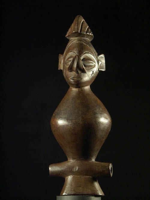Sifflet en bois - Yaka - RDC Zaire - Aerophones