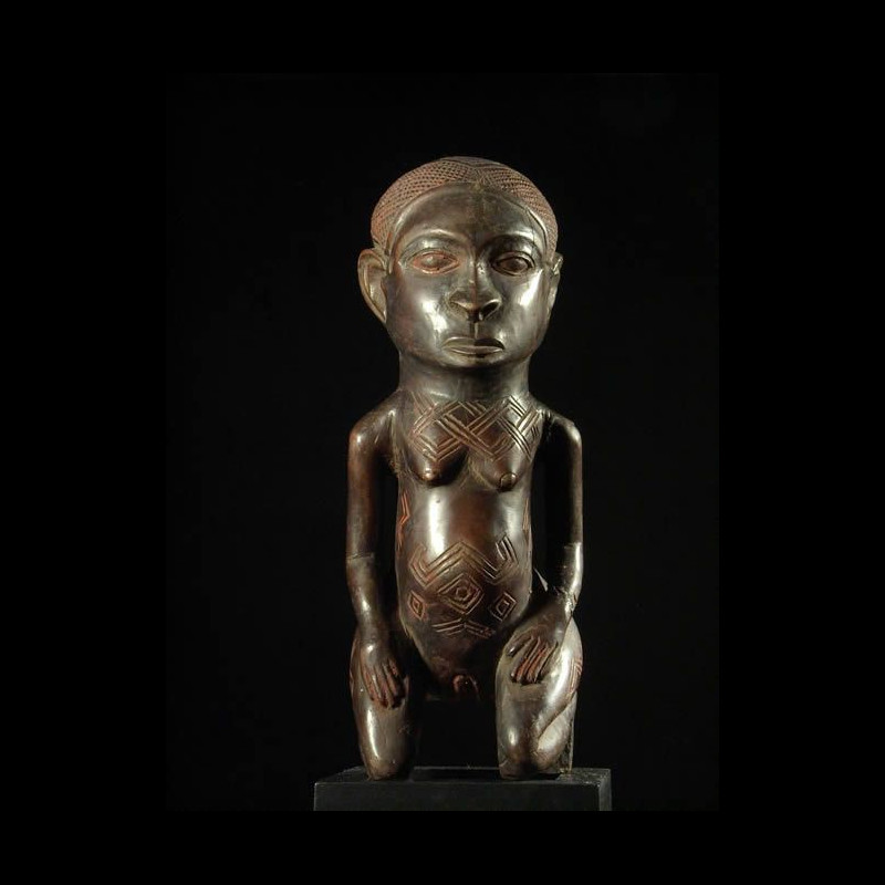 Statue Cultuelle - Kuba Shoowa - RDC Zaire - Statue africaines