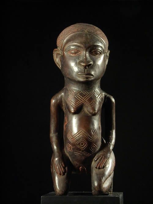 Statue Cultuelle - Kuba Shoowa - RDC Zaire - Statue africaines