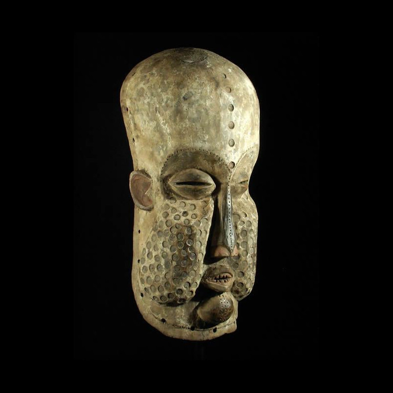 Masque initiatique Mukanda Kakungu - Suku - RDC Zaire
