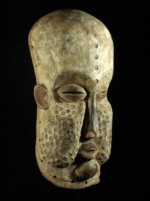 Masque initiatique Mukanda Kakungu - Suku - RDC Zaire
