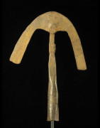 Monnaie primitive Houe en fer noir - Plateau de Jos - Nigeria