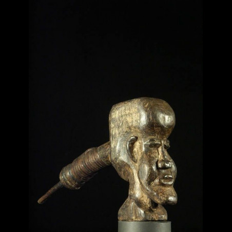 Pipe a tabac bois - Suku - RDC Zaire - Objets usuels