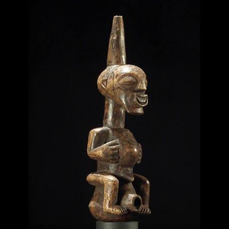 Pipe a tabac bois - Songye - RDC Zaire - Objets usuels