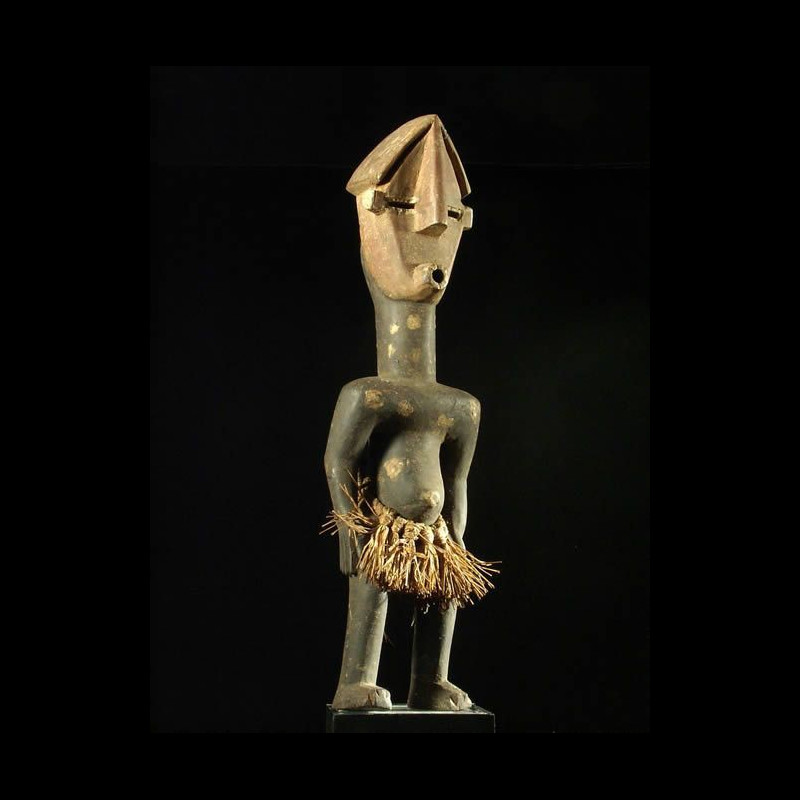 Statuette polychrome - Lwalwa - RDC Zaire