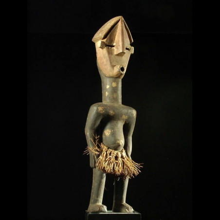 Statuette polychrome - Lwalwa - RDC Zaire