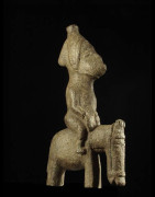 Cavalier et son cheval en pierre - Gurunsi / Nunuma - Burkina