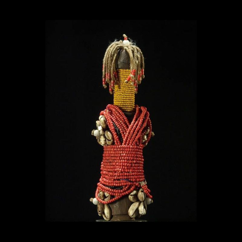 Poupee Ham Pilu - Fali - Cameroun - Poupees et perles africaines