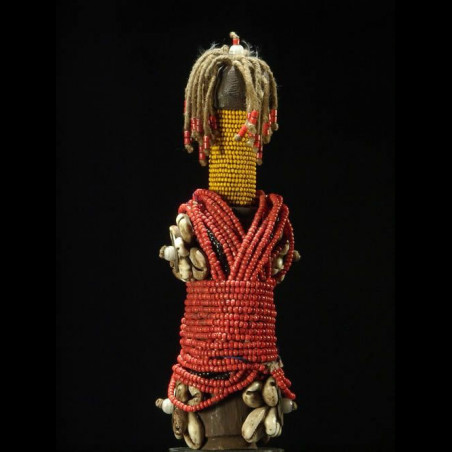 Poupee Ham Pilu - Fali - Cameroun - Poupees et perles africaines