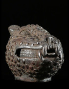 Leopard Royal Tete - Bini Edo - Nigeria - Bronzes Africains