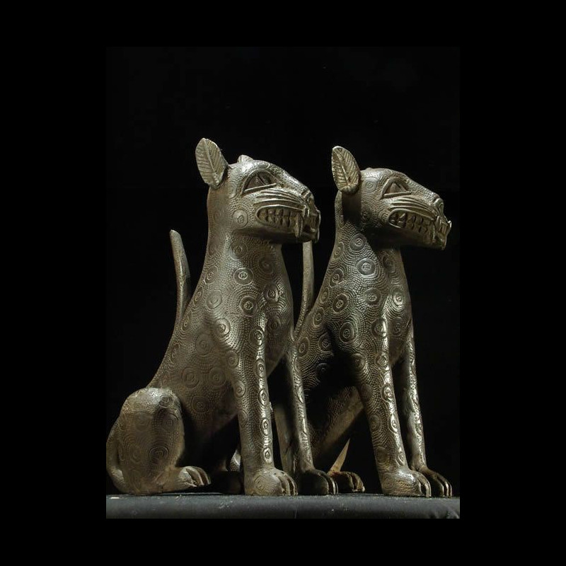 Leopards Royaux - Bini Edo - Benin - Bronzes du Benin