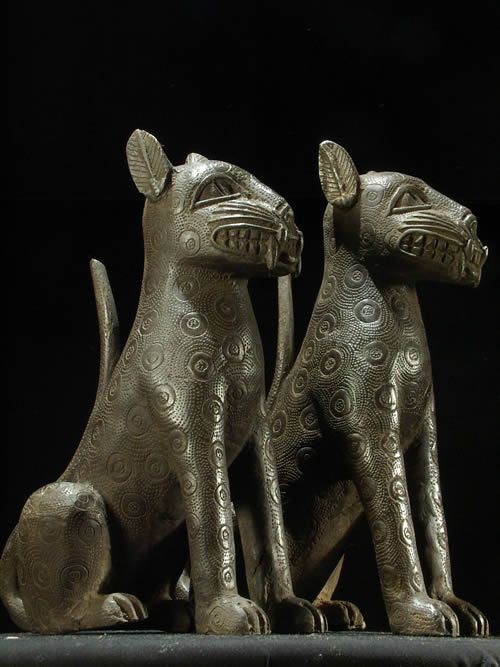 Leopards Royaux - Bini Edo - Benin - Bronzes du Benin