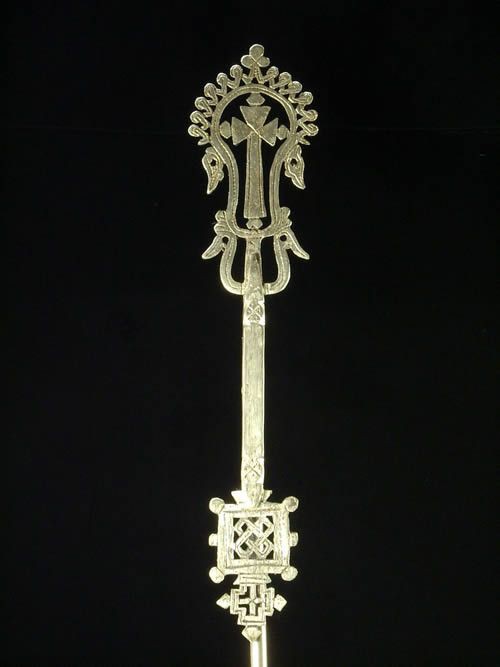 Croix personnelle Copte Maskal sans socle - Oromo / Amhara