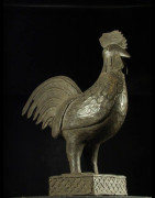 Coq en bronze Okpa - Bini Edo - Nigeria - Bronzes du Benin