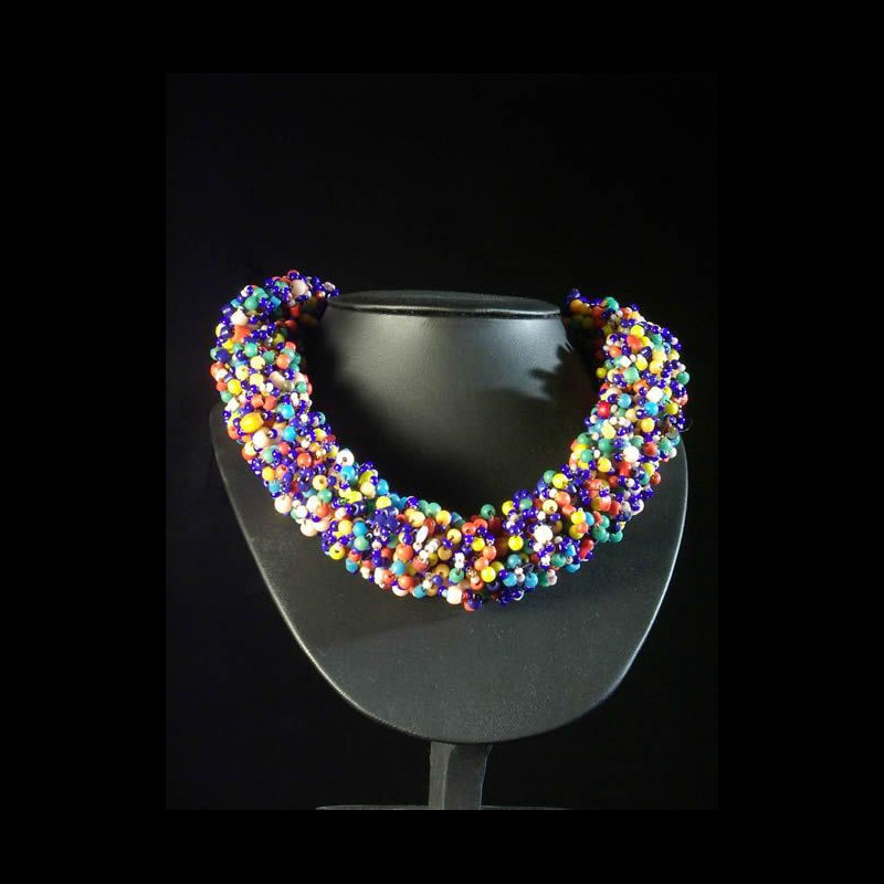 Collier monnaie de mariage - Peuhl Mali - Perles et Monnaies