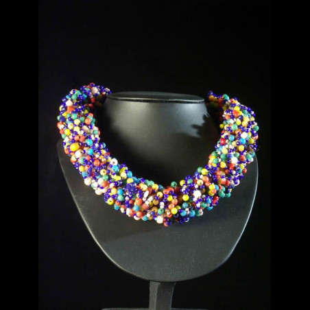 Collier monnaie de mariage - Peuhl Mali - Perles et Monnaies
