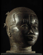 Tete commemorative Oba Bronze Ife - Bini Edo - Benin