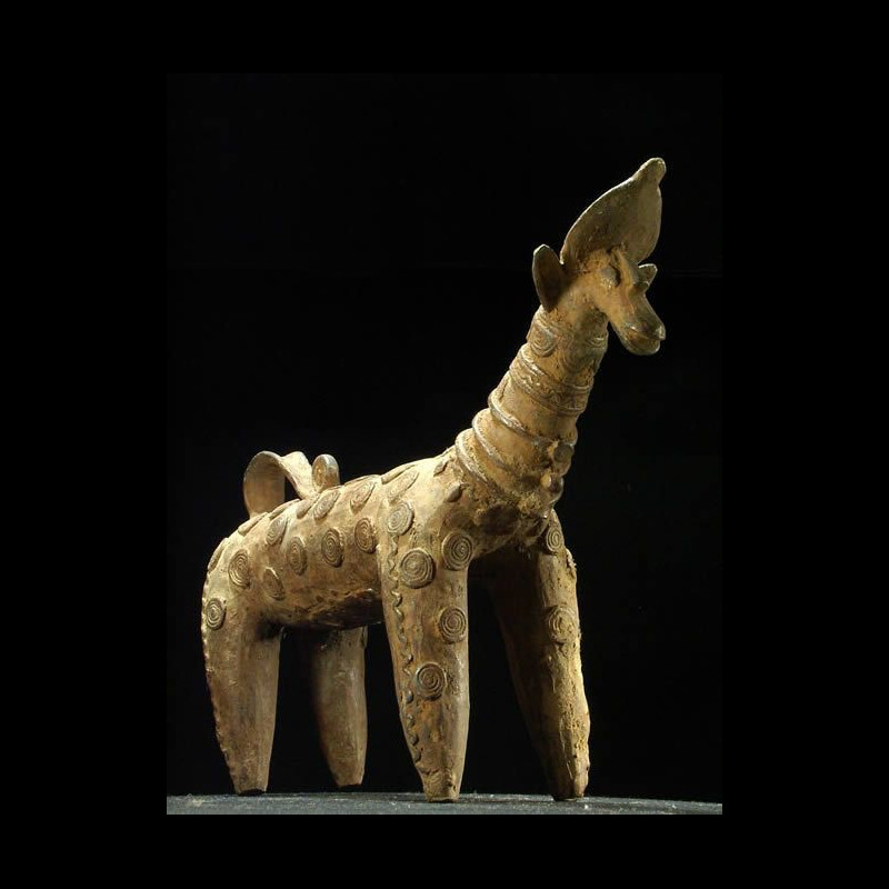 Girafe en bronze - Bobo dioulasso - Burkina Faso - Bronzes