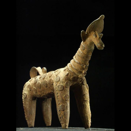 Girafe en bronze - Bobo dioulasso - Burkina Faso - Bronzes
