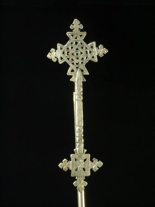 Croix personnelle Copte Maskal sans socle - Oromo / Amhara