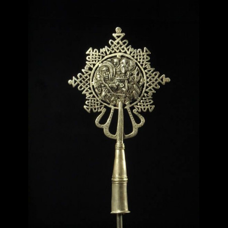 Croix processionnelle Copte Maskal sans socle - Oromo / Amhara