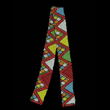 Ceinture en perles - Zoulou - Afrique du sud