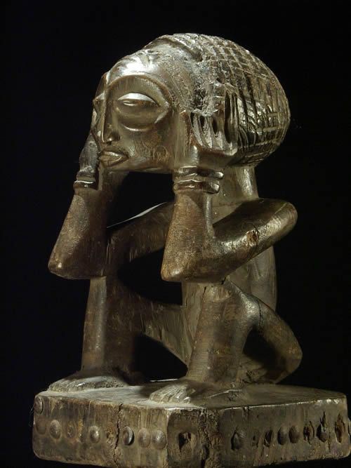 Statue cultuelle ancetre - Chokwe - Angola