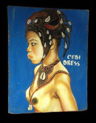 Panneau peint de coiffeur - Lome - Togo - Art populaire