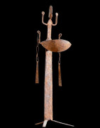 Lampe a huile - Ethnie Dogon - Mali - Fer noir africain