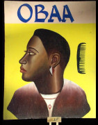 Panneau peint de coiffeur - Lome - Togo - Art populaire