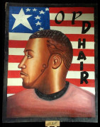 Panneau peint de coiffeur - Lome - Togo - Art populaire