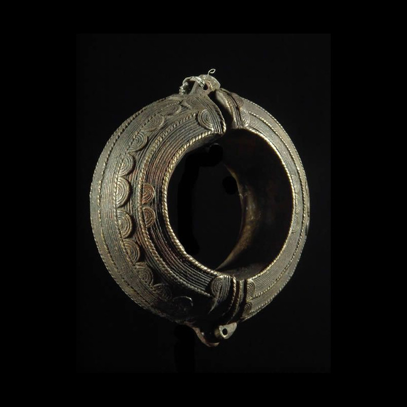 Bracelet a charniere Kpere ou Nga Ngbli - Baoule - Côte d'Ivoire