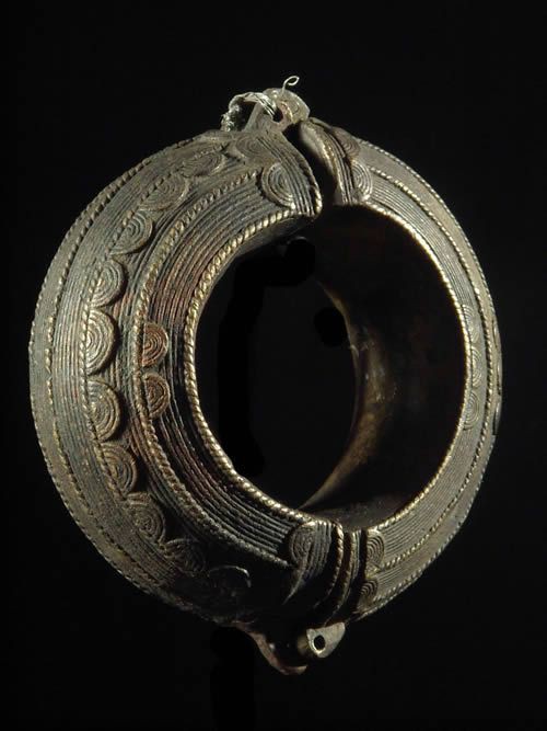 Bracelet a charniere Kpere ou Nga Ngbli - Baoule - Côte d'Ivoire