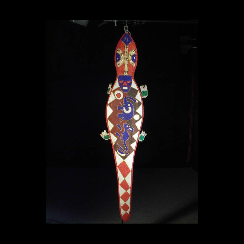 Decoration autel royal en perles - Yoruba - Nigeria - Afrique
