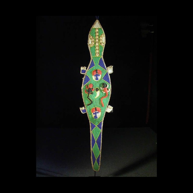Decoration autel royal en perles - Yoruba - Nigeria - Afrique