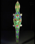 Decoration autel royal en perles - Yoruba - Nigeria - Afrique