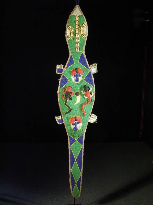 Decoration autel royal en perles - Yoruba - Nigeria - Afrique