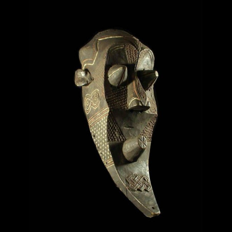 Masque Funeraire Inhuba Kabongo - Kuba / Kete - RDC Zaire