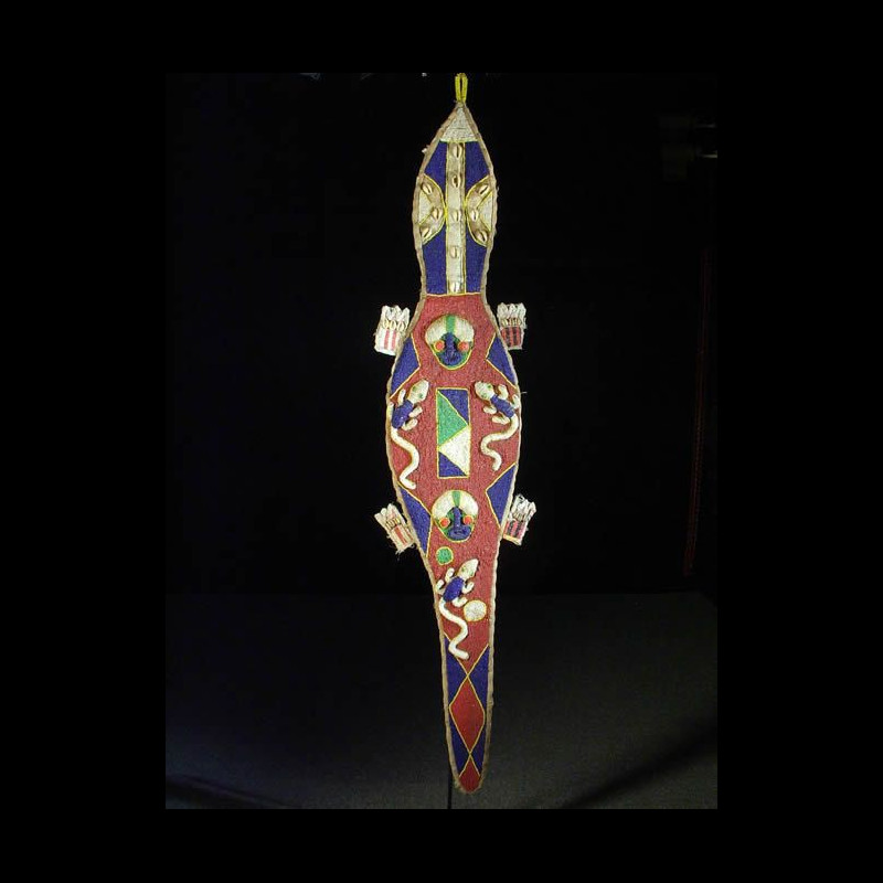 Decoration autel royal en perles - Yoruba - Nigeria - Afrique