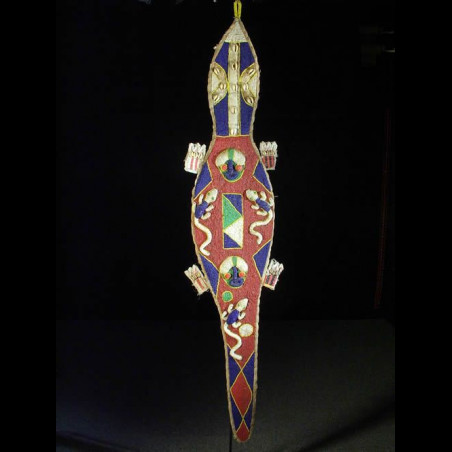 Decoration autel royal en perles - Yoruba - Nigeria - Afrique