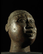 Tete commemorative Oba Bronze Ife - Bini Edo - Benin