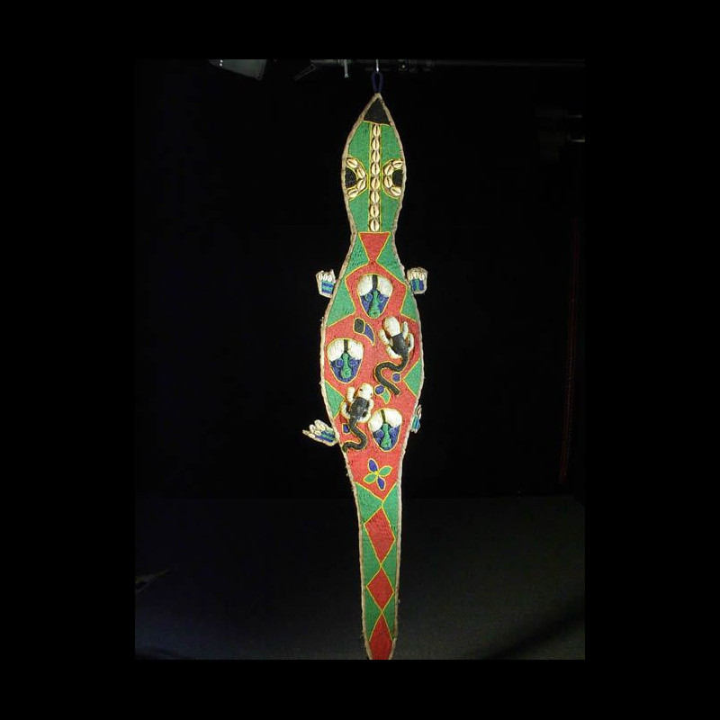 Decoration autel royal en perles - Yoruba - Nigeria - Afrique