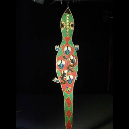 Decoration autel royal en perles - Yoruba - Nigeria - Afrique