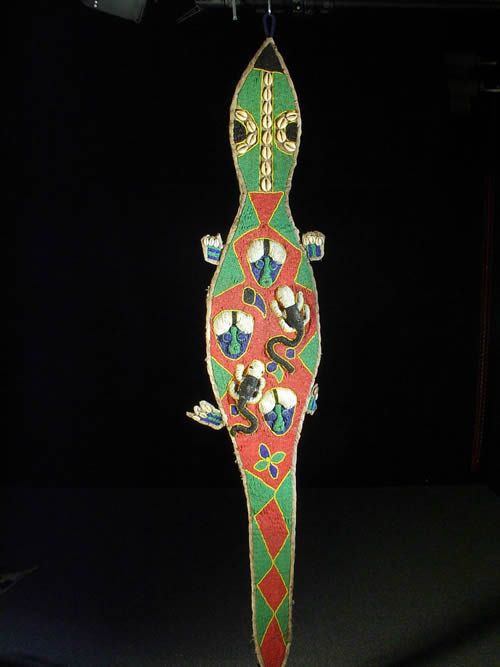 Decoration autel royal en perles - Yoruba - Nigeria - Afrique