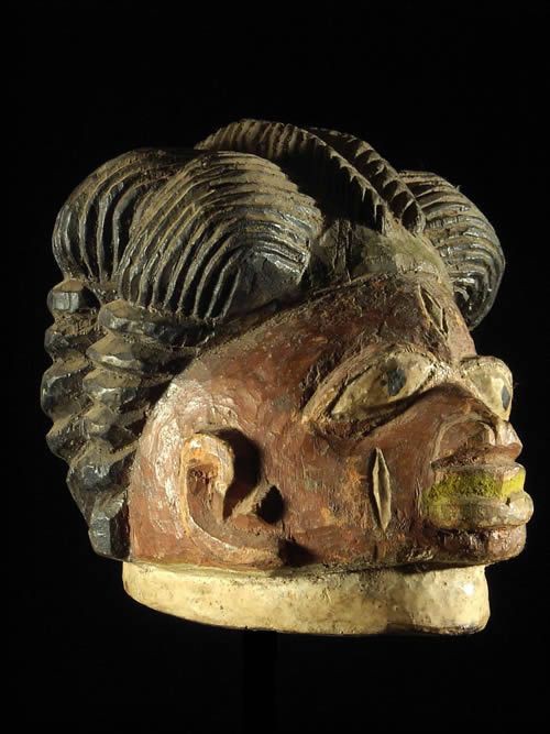 Masque Gelede fragment - Yoruba - Nigeria - Culte Gelede