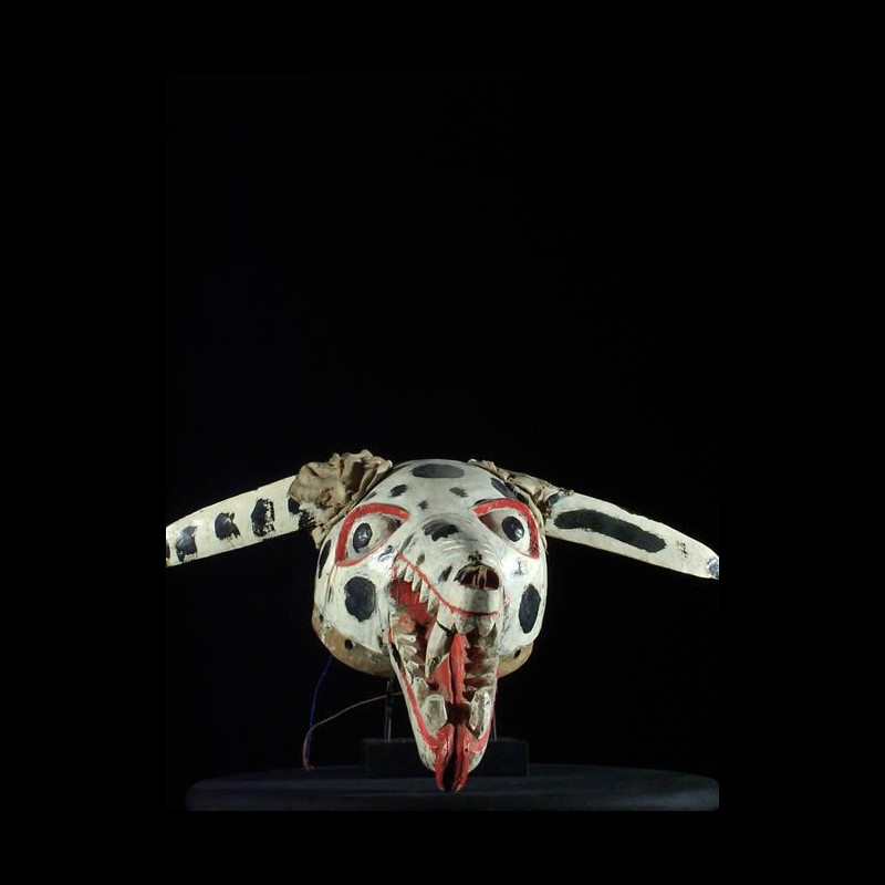 Masque Gelede Hyenne - Yoruba - Nigeria - Culte Gelede