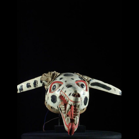 Masque Gelede Hyenne - Yoruba - Nigeria - Culte Gelede