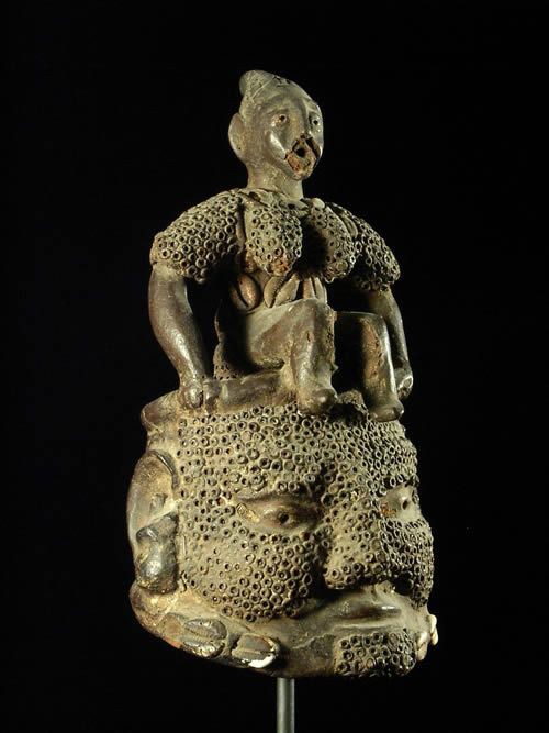 Tete rituelle - Yoruba - Nigeria - Terres cuites