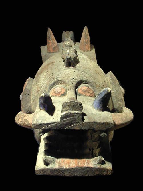 Masque Wanyugo / Poniugo Janiforme - Senoufo - Côte d'Ivoire